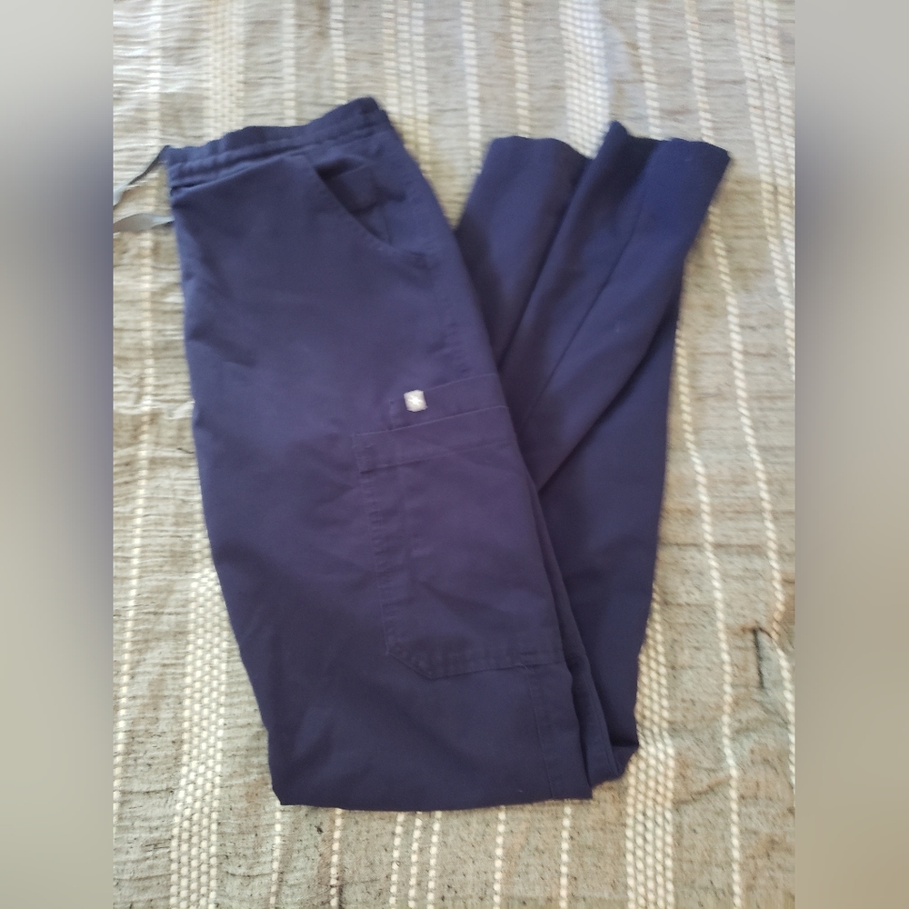 Straight leg figs scrub pants